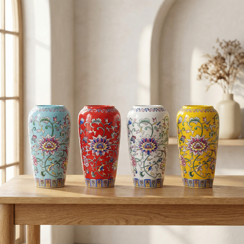 Vases en céramique florale – Décoration élégante d’inspiration asiatique L'univers-du-vase