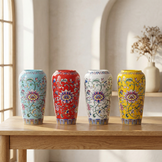 Vases en céramique florale – Décoration élégante d’inspiration asiatique L'univers-du-vase