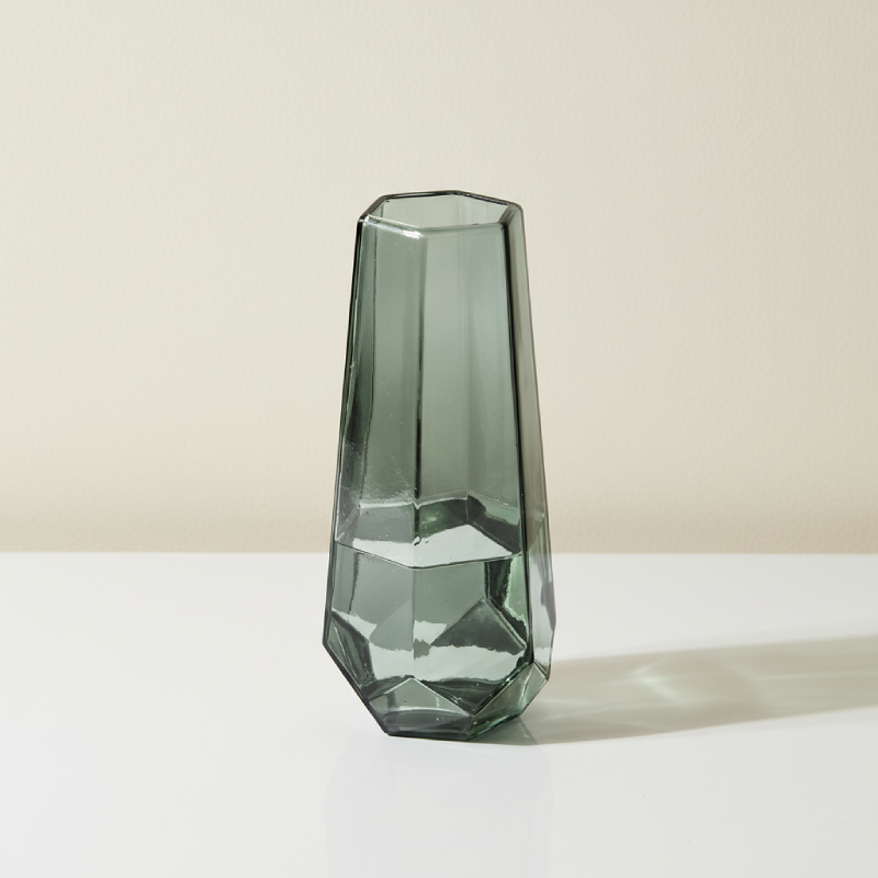 Vases en verre facetté – Design minimaliste L'UNIVERS DU VASE