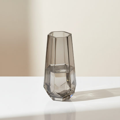 Vases en verre facetté – Design minimaliste L'UNIVERS DU VASE