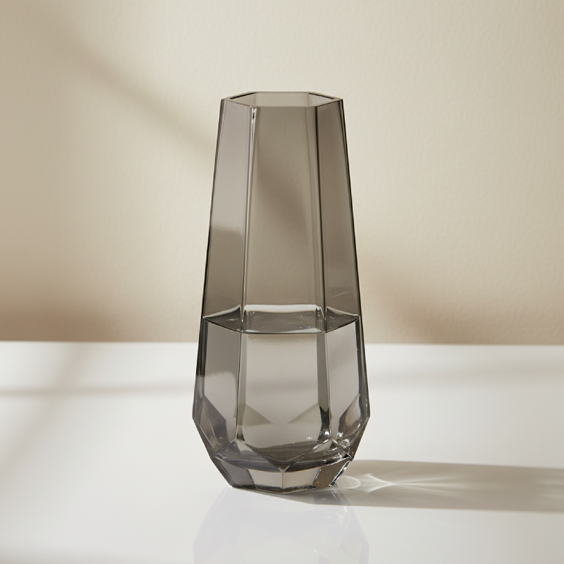 Vases en verre facetté – Design minimaliste L'UNIVERS DU VASE
