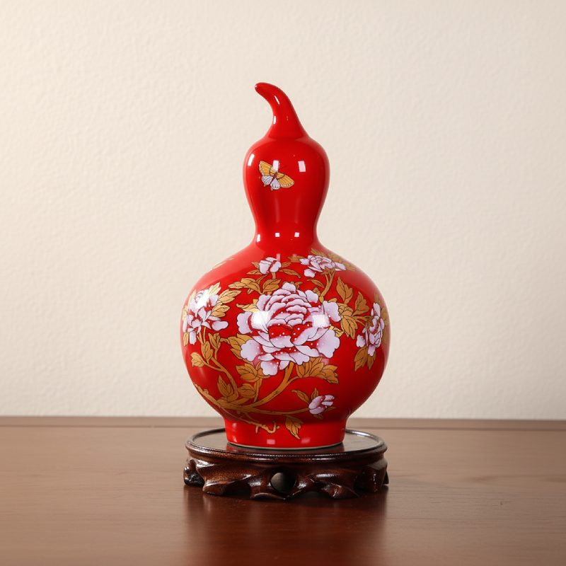 Vases en céramique rouge – Motifs floraux et élégance décorative L'UNIVERS DU VASE