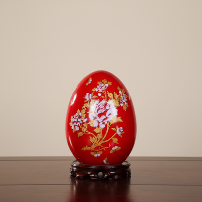 Vases en céramique rouge – Motifs floraux et élégance décorative L'UNIVERS DU VASE