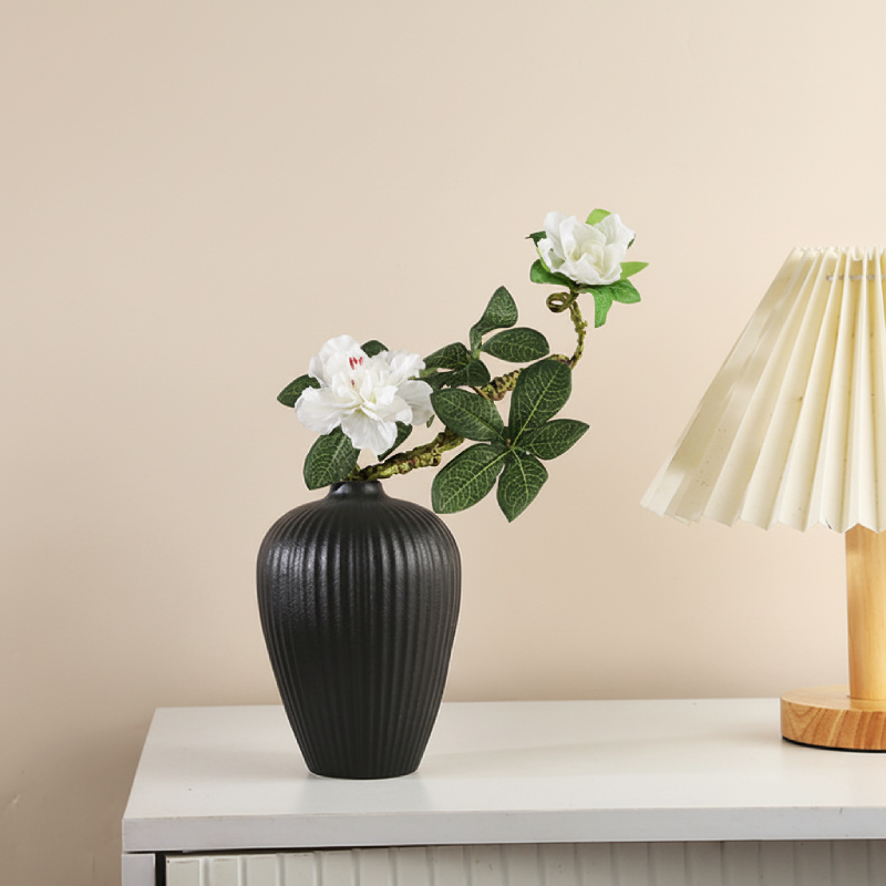 Vases en céramique noire – Design contemporain texturé L'univers-du-vase