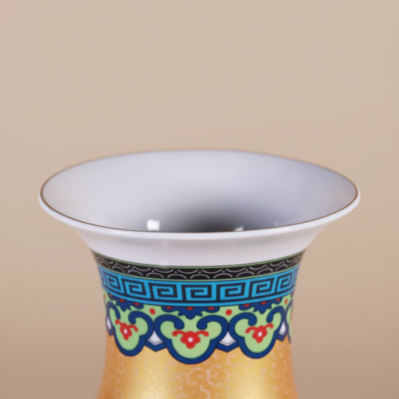 Vases chinois en céramique décorative – Motifs floraux et oiseaux traditionnels L'univers-du-vase