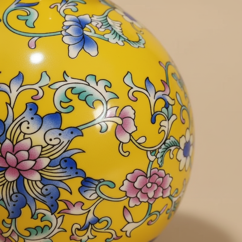 Vases chinois en céramique – Motifs floraux décoratifs élégants L'univers-du-vase