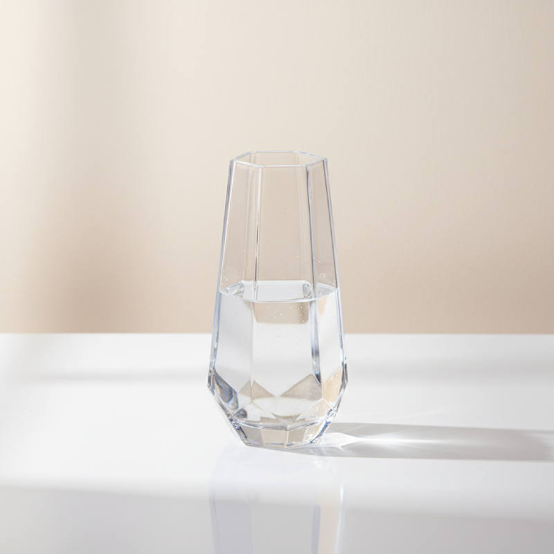Vases en verre facetté – Design minimaliste L'UNIVERS DU VASE