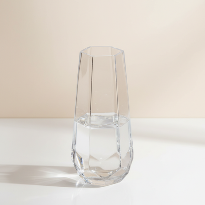 Vases en verre facetté – Design minimaliste L'UNIVERS DU VASE